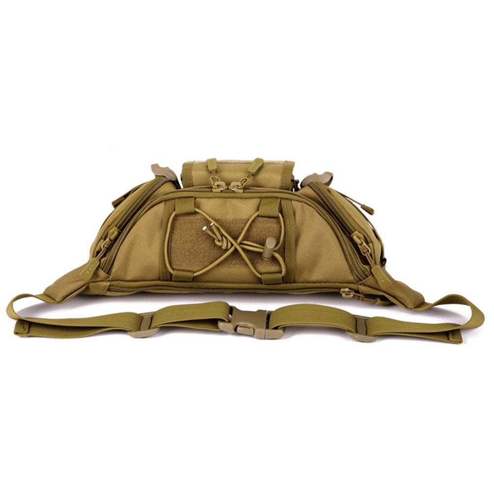 Unistrengh waist belt bag with side pockets for organized essentials.