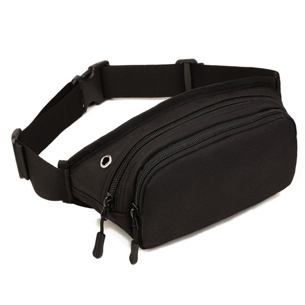 UNISTRENGH tactical waist pack front view for quick access during hikes