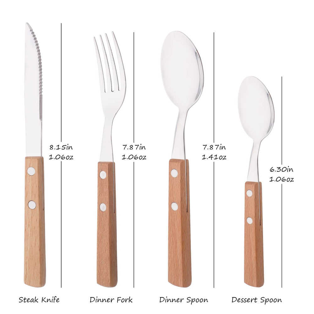 Uniturcky spoon with mirror polish and wooden grip for everyday use.