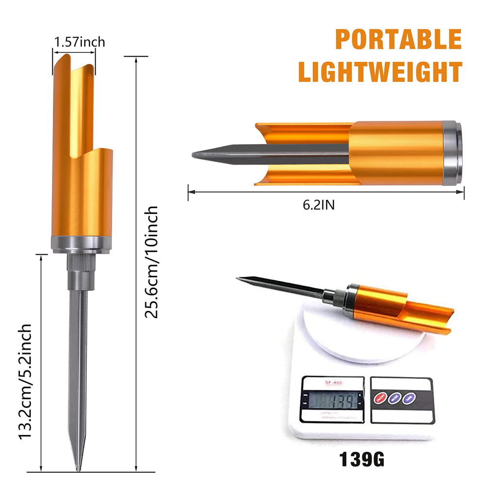 Universal fit fishing rod holder with 1.4 inch inner diameter