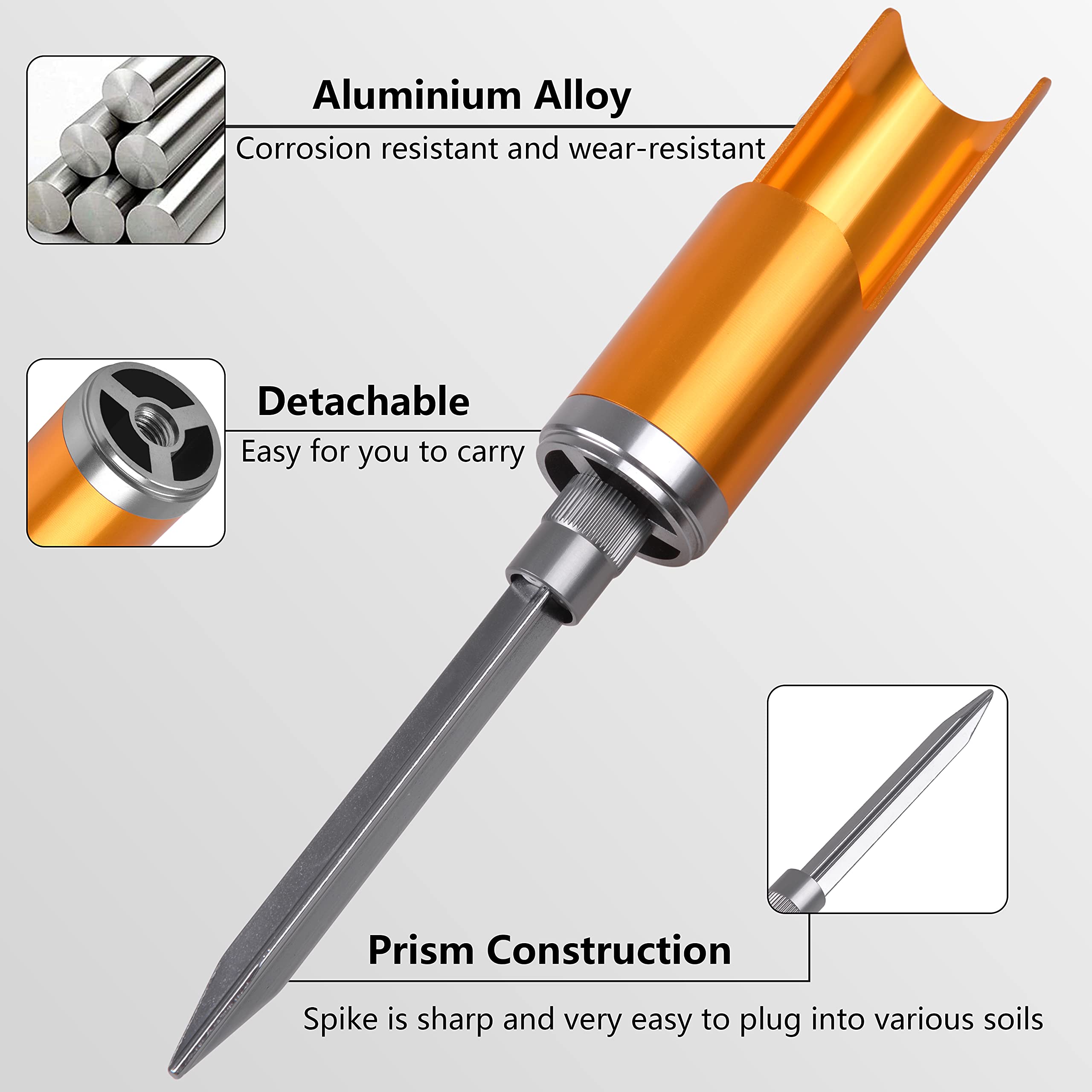 Sturdy prism construction with corrosion-resistant finish