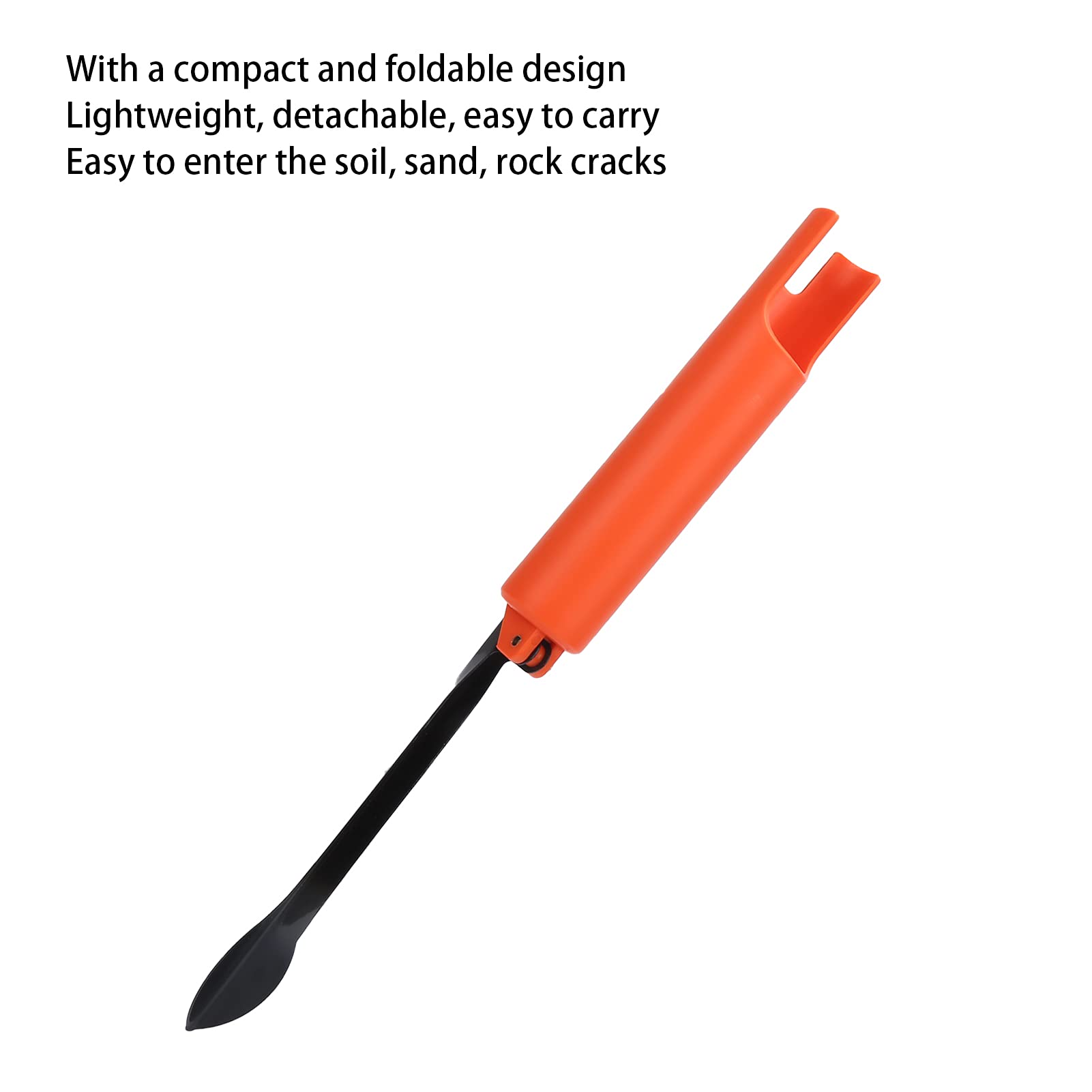 Packaged, compact rod holder for easy transport
