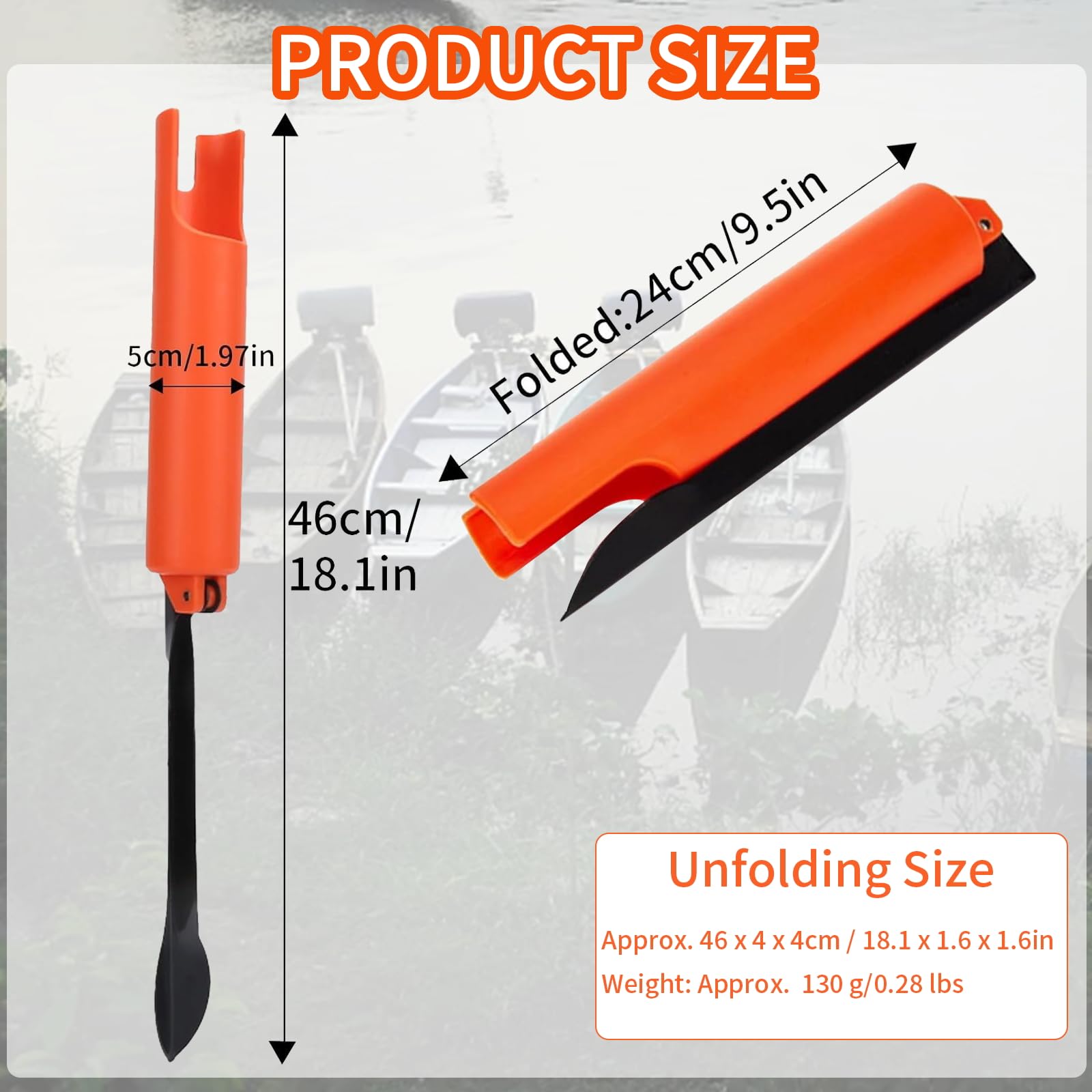 Detachable surf casting rod rack folded for storage