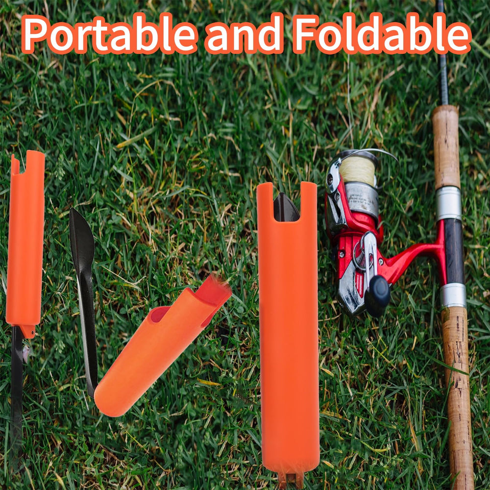 Portable and detachable rod rack ready for transport