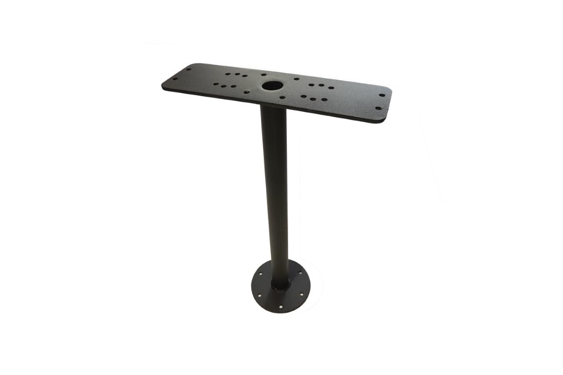 Universal Fixed Pole Graph Mount close-up highlighting stainless hardware and powder coat