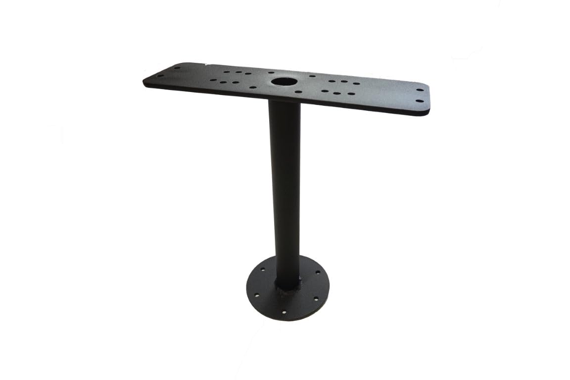 Universal Fixed Pole Graph Mount on rod demonstrates universal bolt pattern compatibility