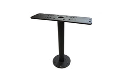 Universal Fixed Pole Graph Mount on rod demonstrates universal bolt pattern compatibility