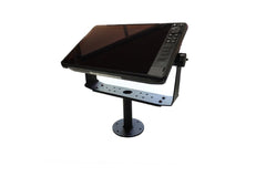 Universal Fixed Pole Graph Mount side view showing rugged aluminum and easy-grip texture