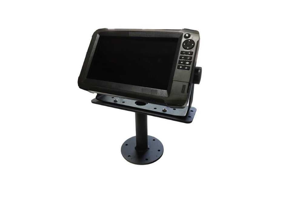 Universal Fixed Pole Graph Mount textured black finish resists wear during fishing trips