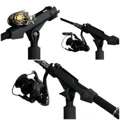 Universal T-shaped screw base for fishing rod holder