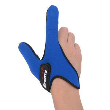 Glove in use gripping fishing gear