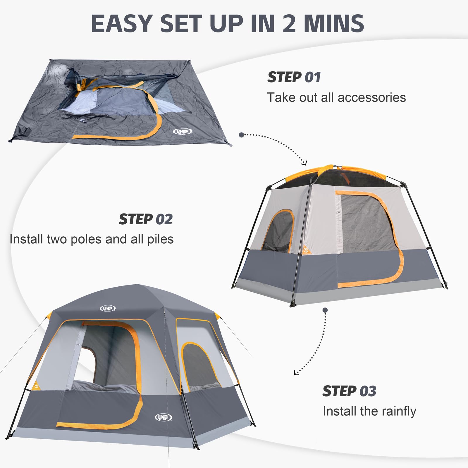 UNP cabin interior with 72-inch center height allows standing and movement.