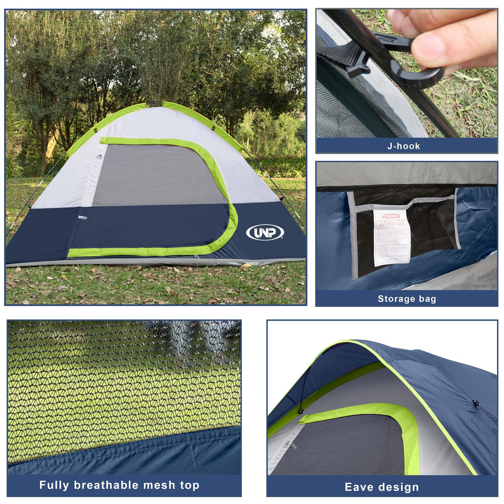 unp camping tent 4p rainfly removable feature enables adaptable shelter in rain