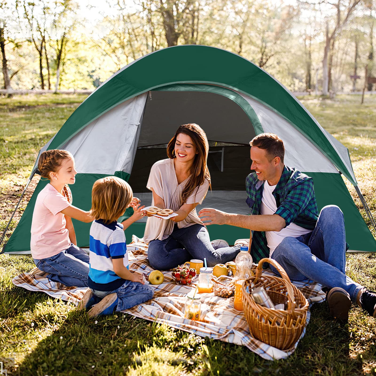 unp camping tent breathable mesh windows for fresh air