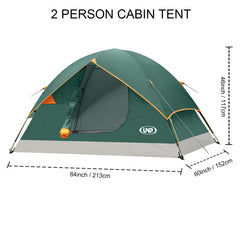 UNP camping tent 2P in 3 minutes demonstrates effortless on-site assembly.