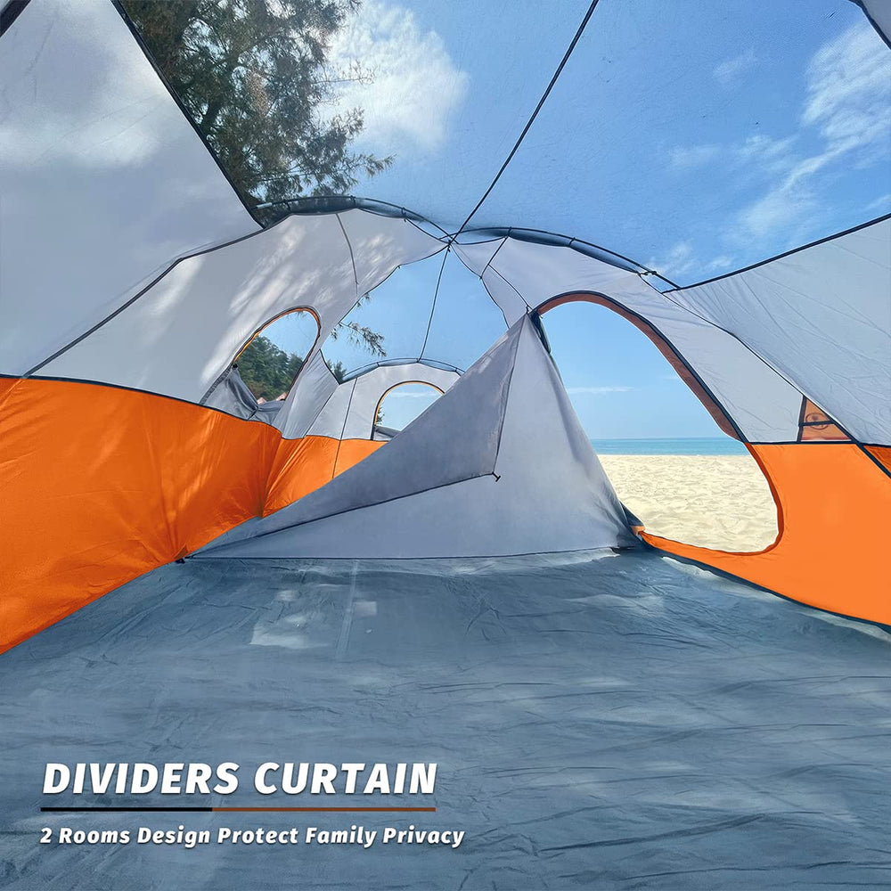 UNP Camping Tent top mesh roof for star gazing and ventilation