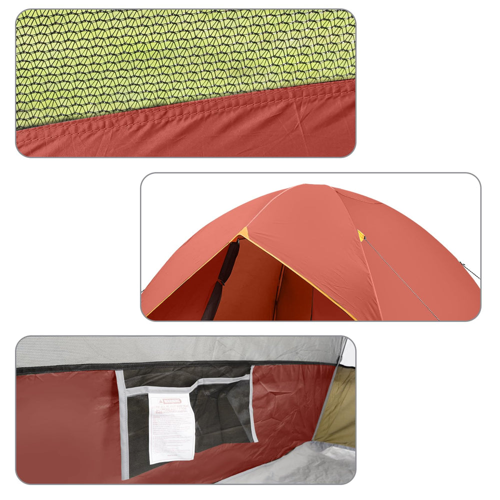 UNP Dome Tent campsite ready design suited for beach trips.