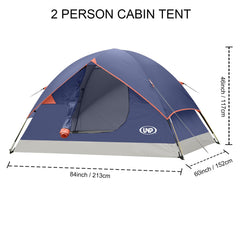 UNP Dome Tent setup scene shows quick 3-minute assembly for solo campers