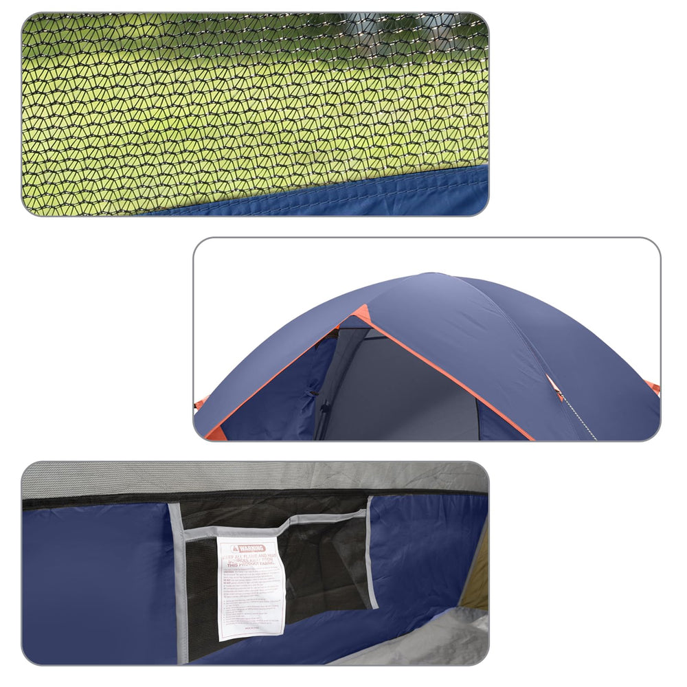 UNP Dome Tent ventilation design highlights breathable panels for comfort