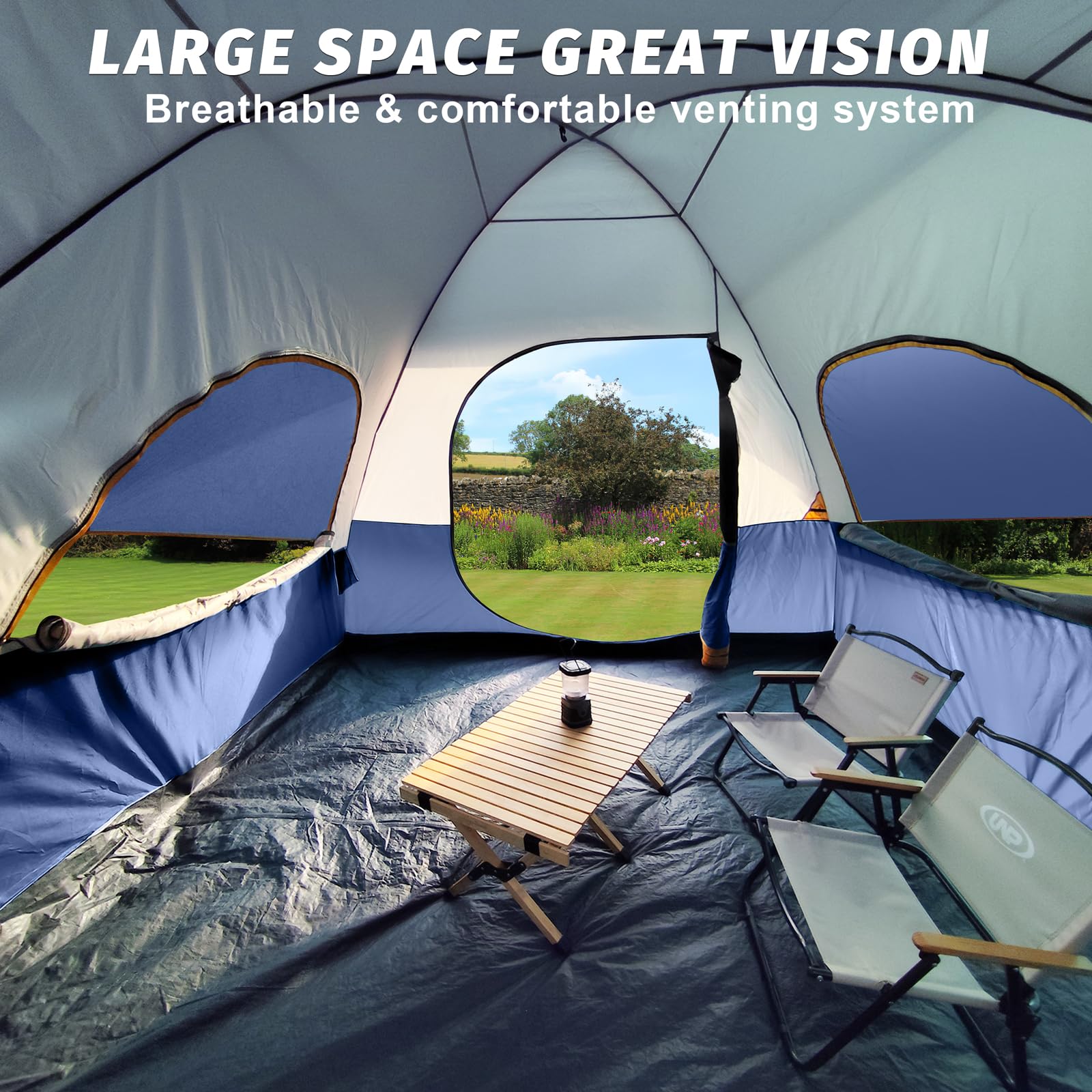 unp SUV Dome Tent vehicle sleeve attachment enables a secure tailgate shelter