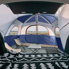UNP SUV Tent breathable mesh windows provide ventilation and scenic views.