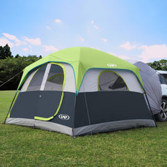 UNP SUV Tent front view shows a roomy 10x9 space for family camping.