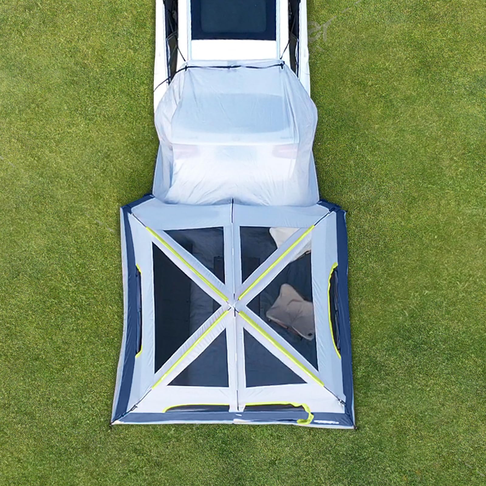 UNP SUV Tent star-gazing displays removable rainfly for starry-night enjoyment.