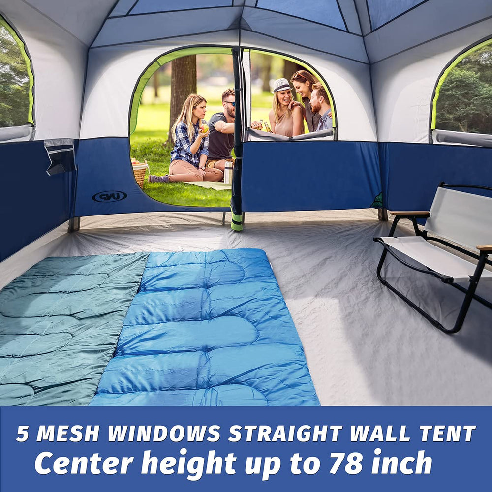 UNP 6-person tent weighs about 18 lb for easy transport.