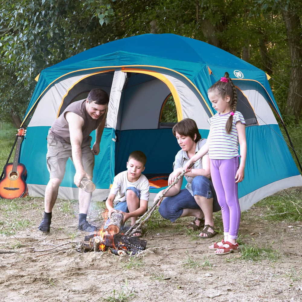 UNP 10x9 footprint emphasizes room for six sleepers and gear.
