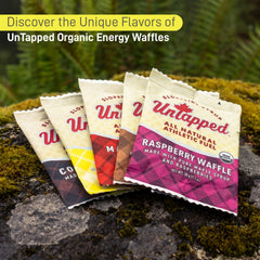 Untapped Lemon Waffles being enjoyed by an athlete outdoors