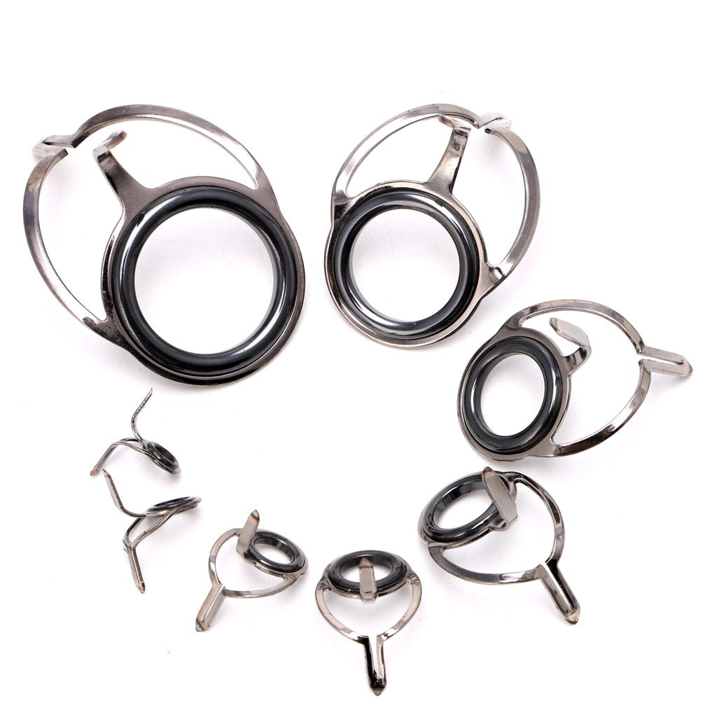 UNTERING guide ring 8mm ID for 12# rods with durable line support.