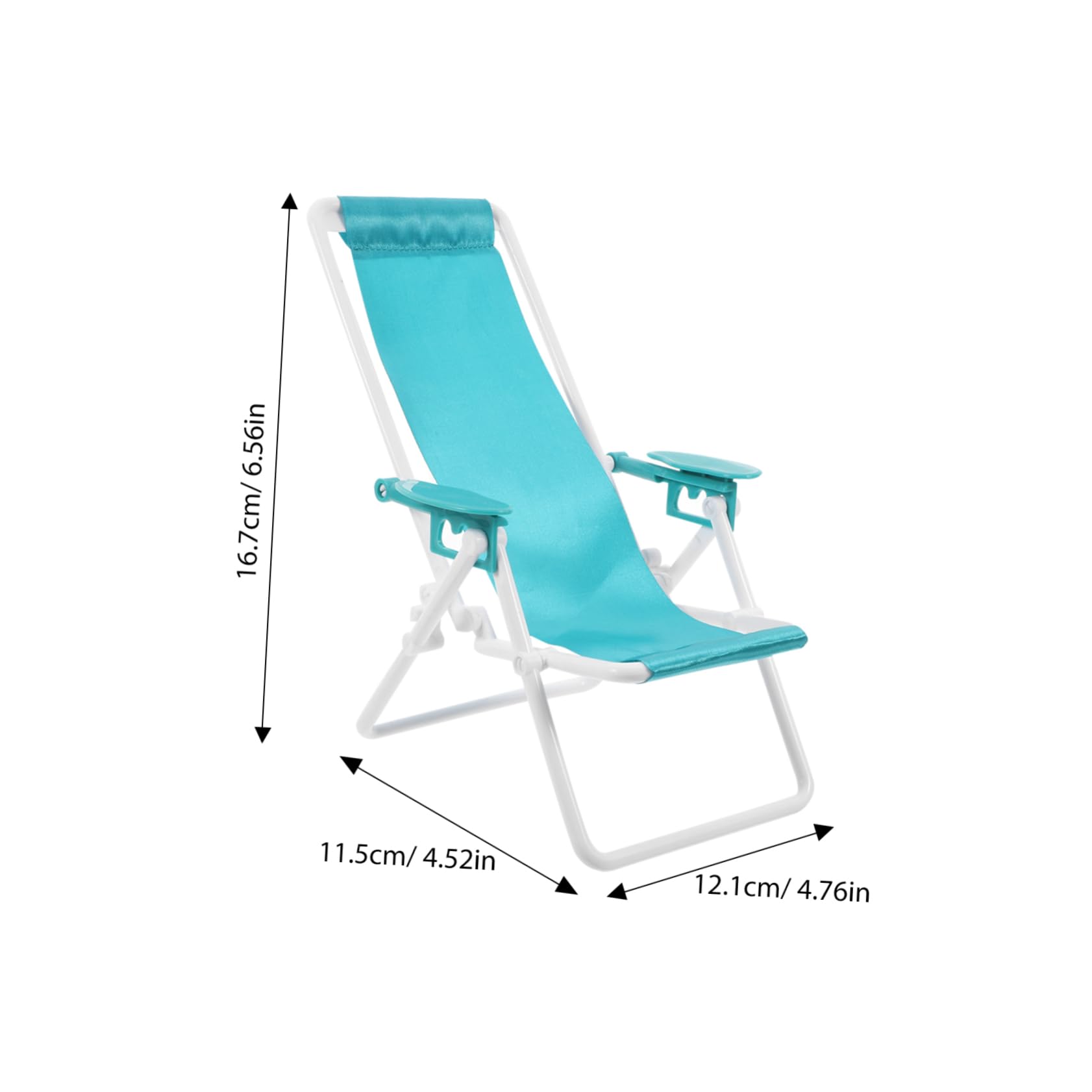 Uonlytech mini foldable beach chair ergonomic seat supports comfortable lounging.