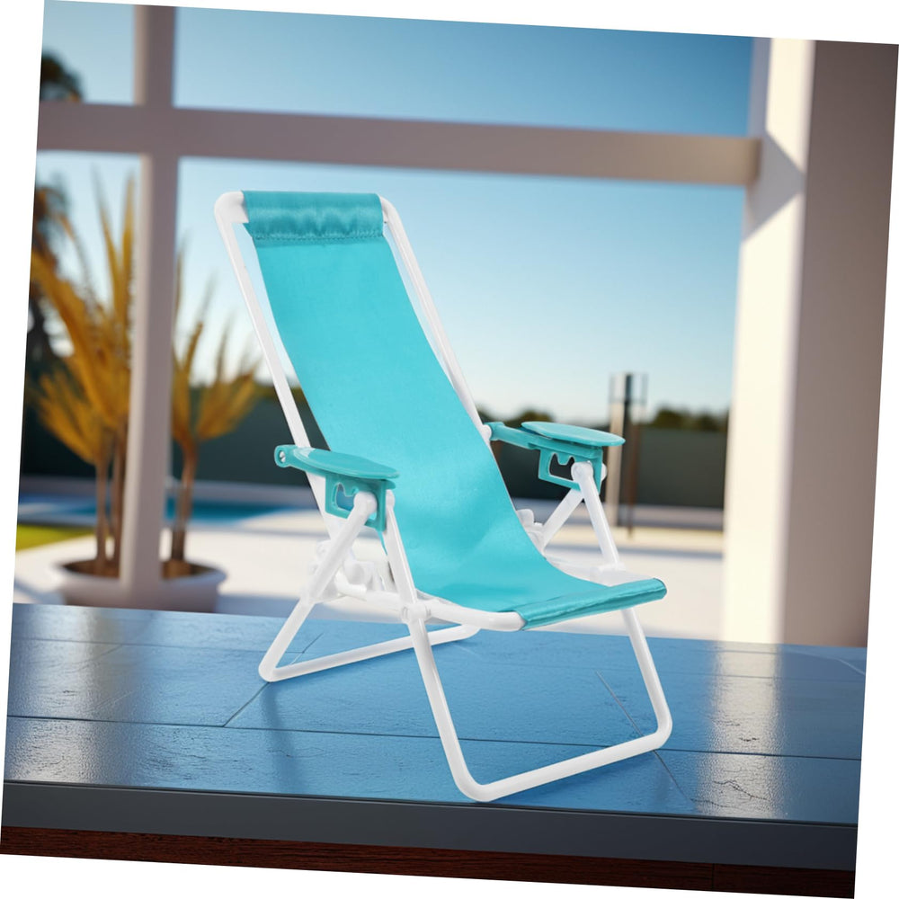 Uonlytech mini foldable beach chair portable design ready for beach days.