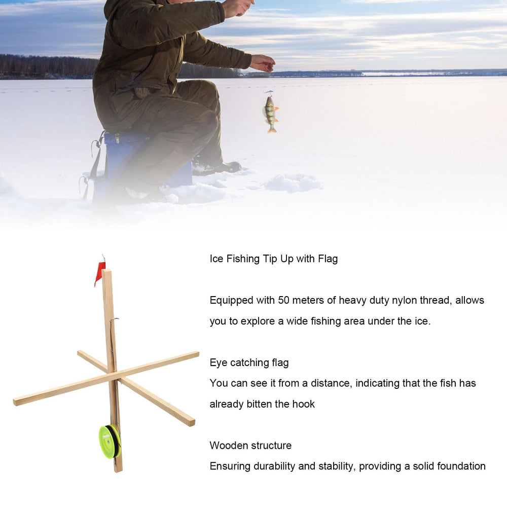 UPALDHOU portable design for easy transport between ice-fishing locations