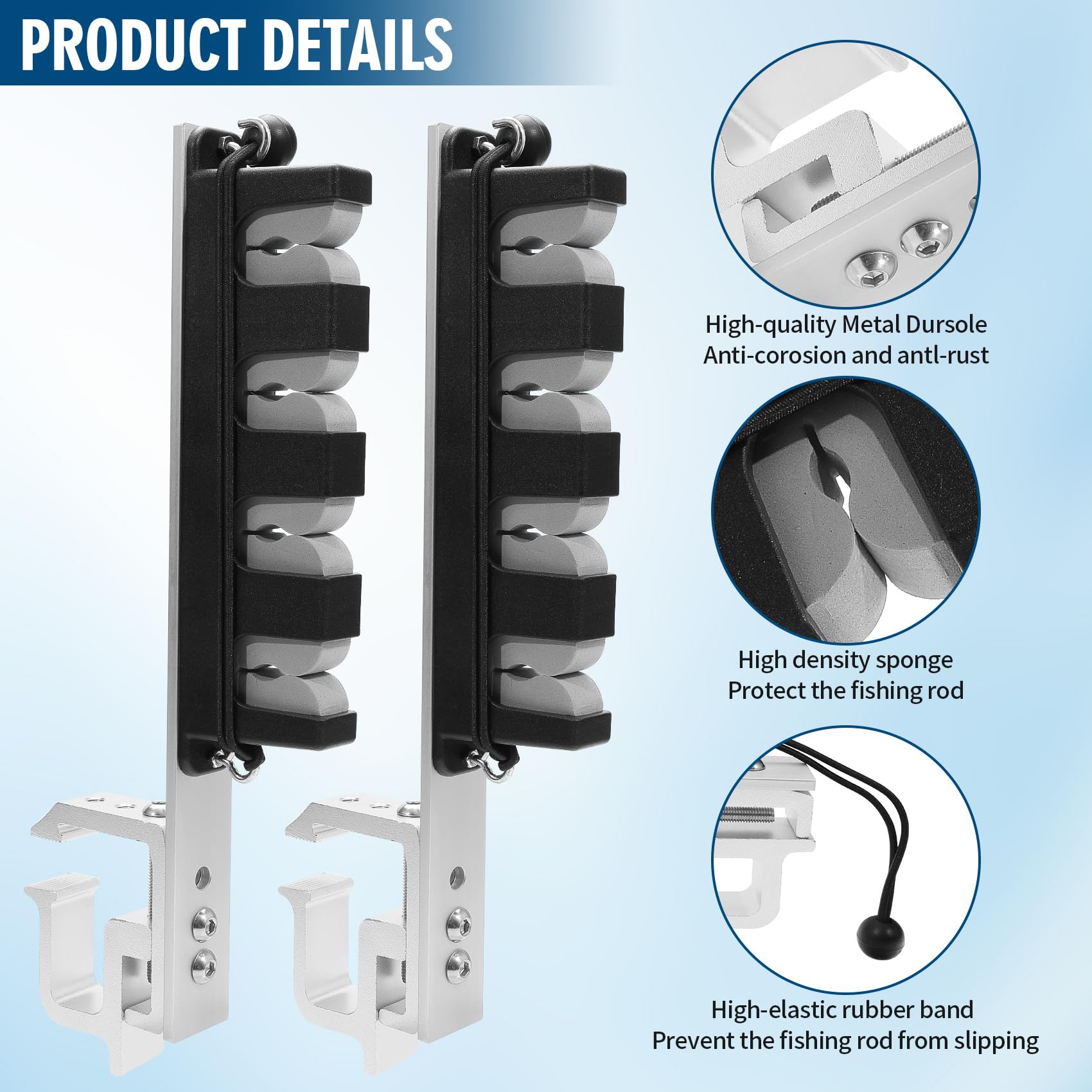 Anti-vibration clamp and silicone pad for secure transport
