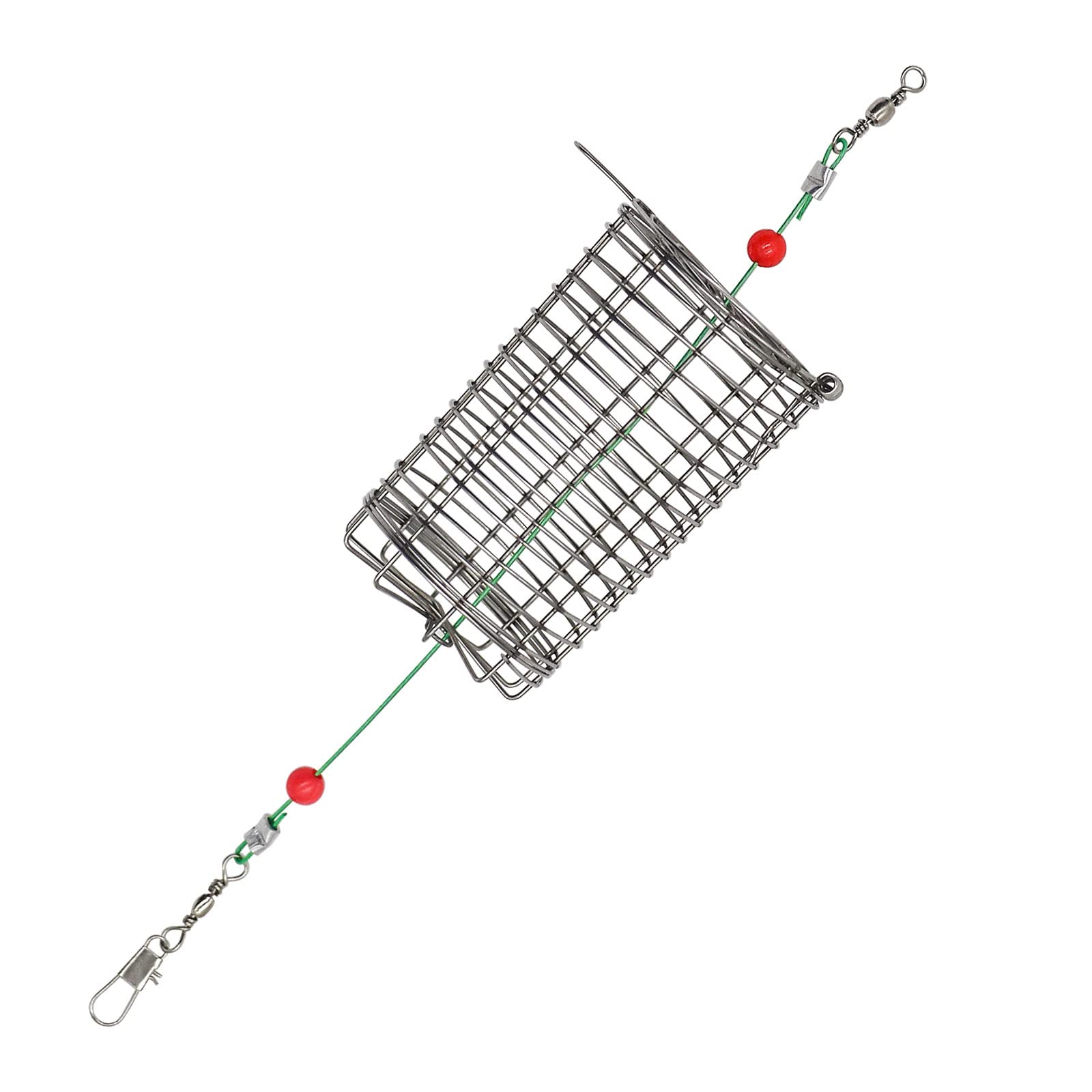 UperUper 10pcs stainless steel fishing bait cage feeder
