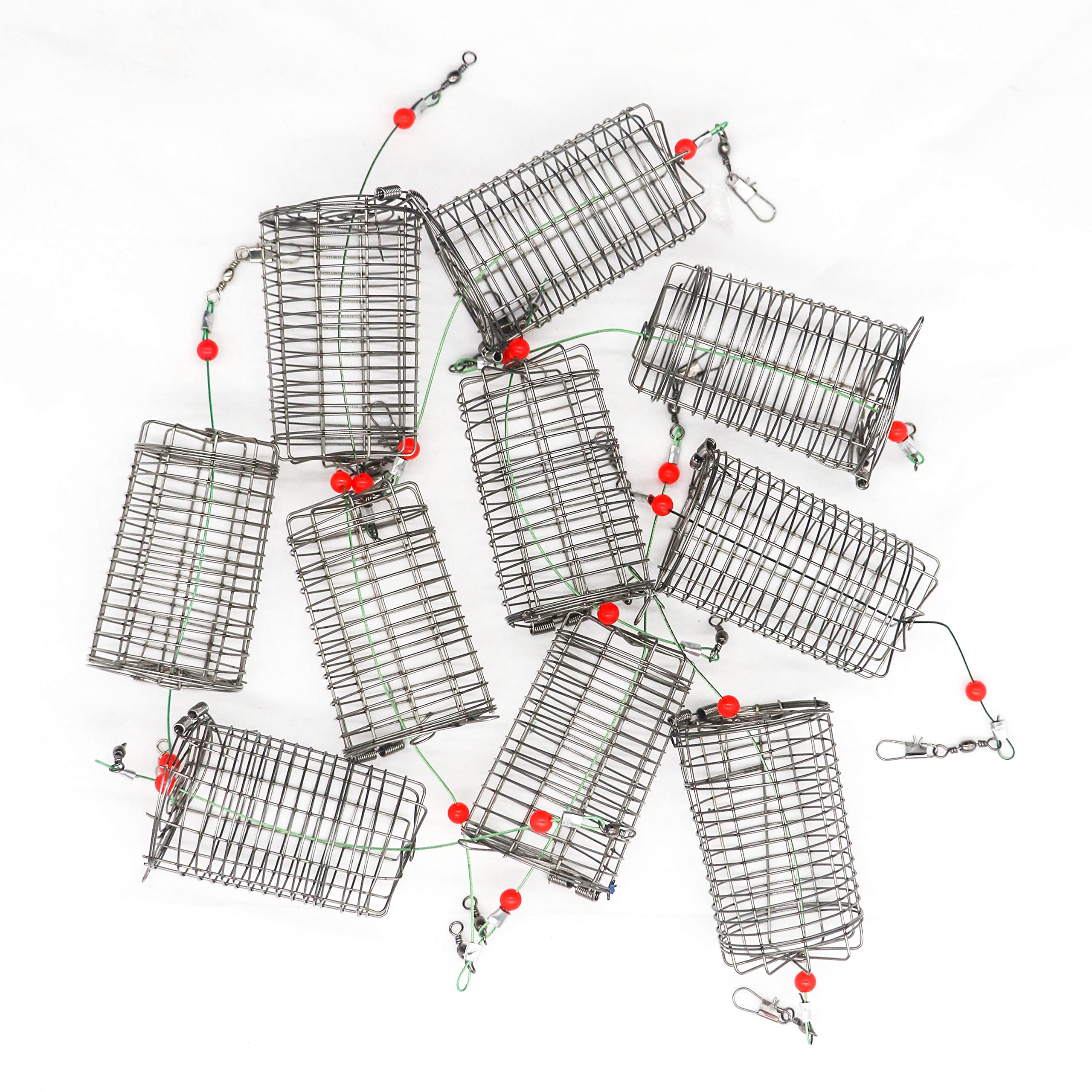 Bait cage suitable for saltwater fishing