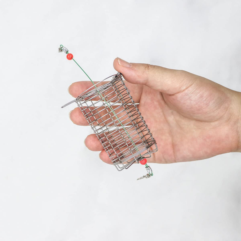 Reusable storage box for bait racks included