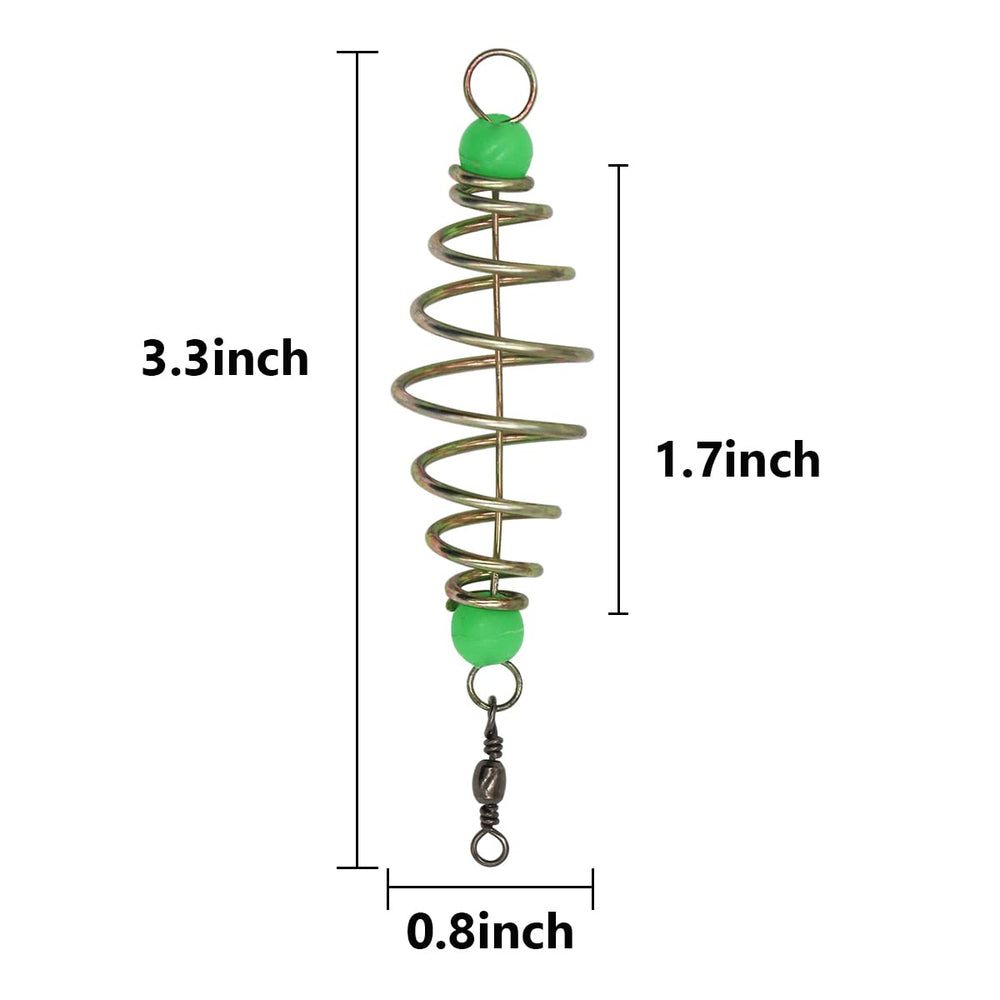 Olive shape cage with pendant bead detail