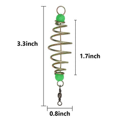 Olive shape cage with pendant bead detail