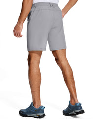 UPGET shorts side-zip pocket detail for secure valuables on hikes