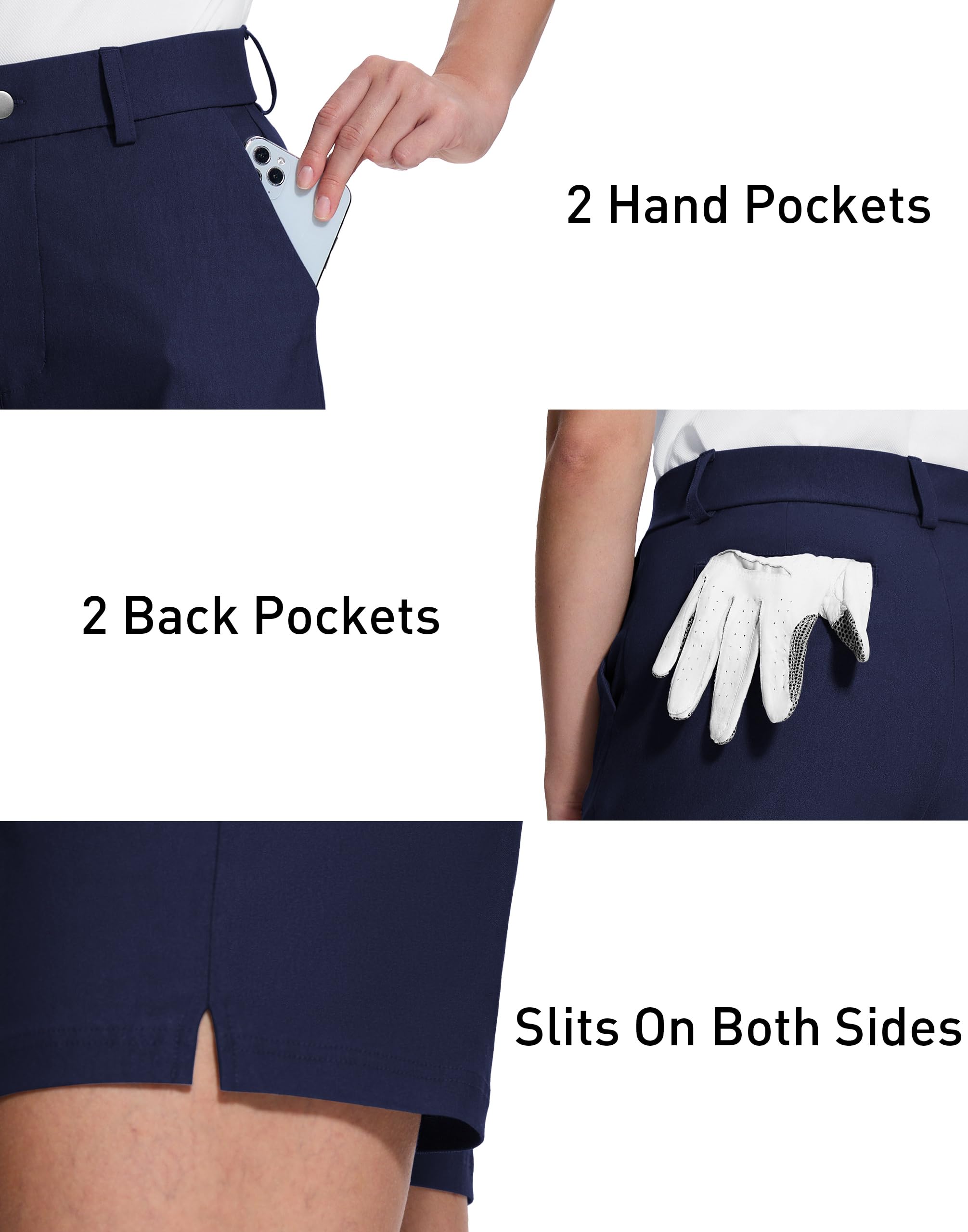 UPGET navy color swatch depicts timeless style for work and casual wear.