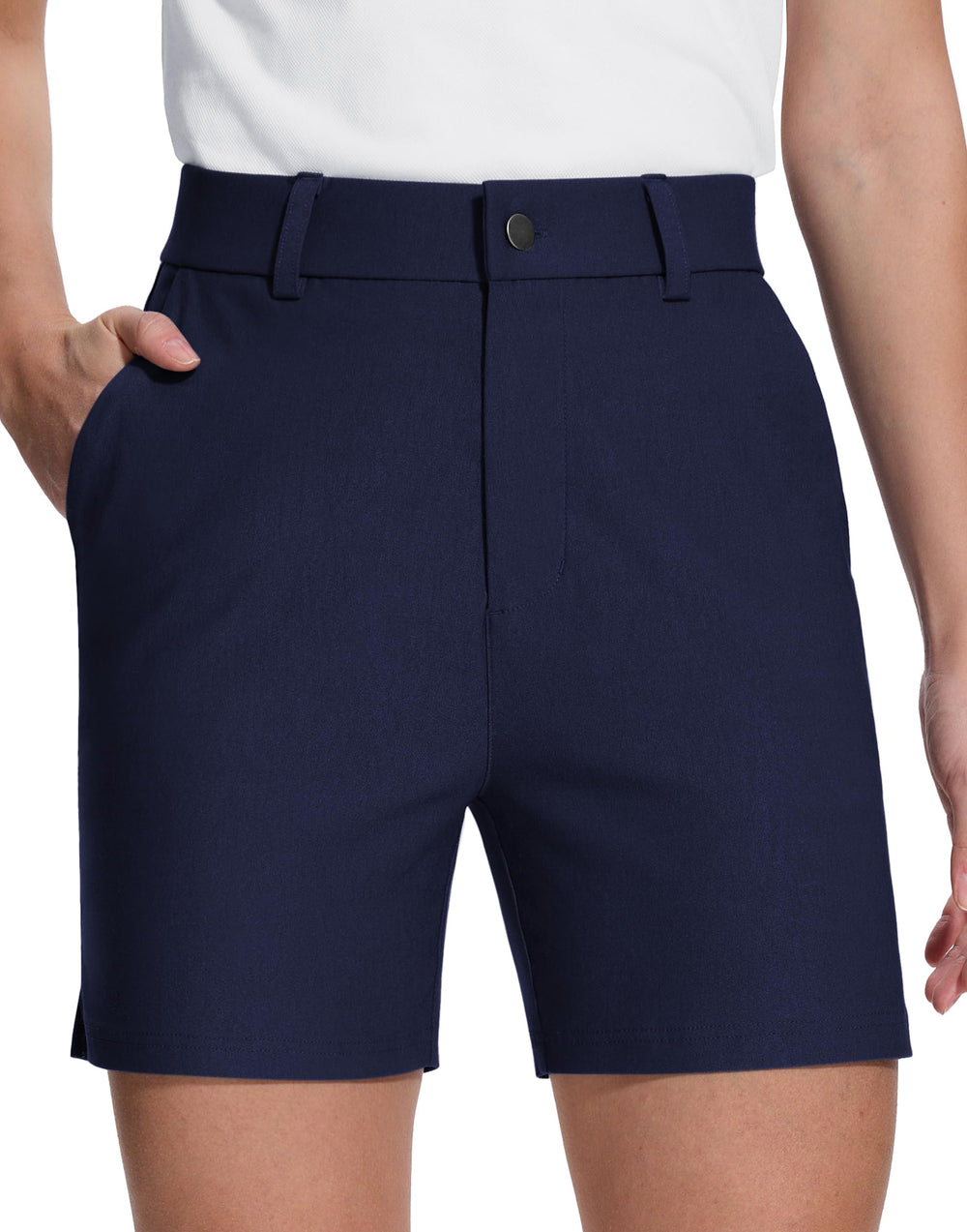 UPGET shorts UPF 50+ fabric image highlights sun protection during outdoor activities.