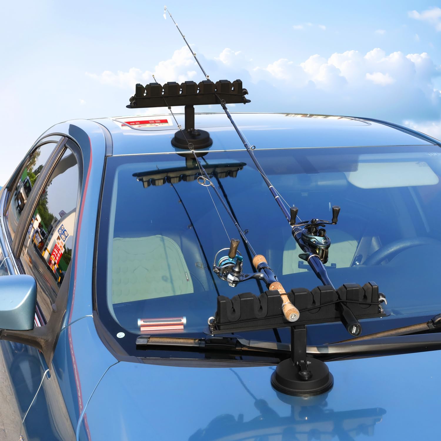 Universal compatibility: mounts on car window, boat, RV and other smooth surfaces