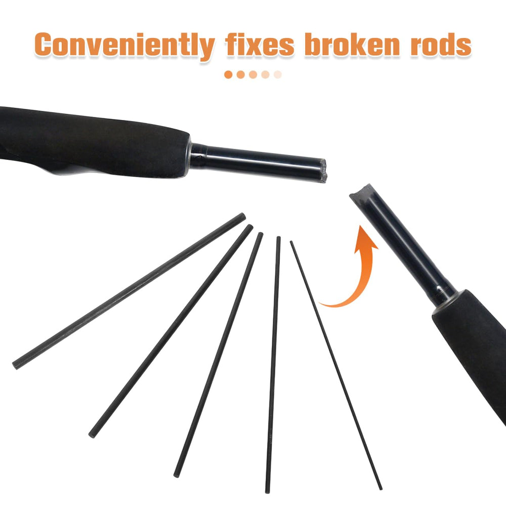 UPKOCH 10 cm solid carbon rod adds strength for field repairs.