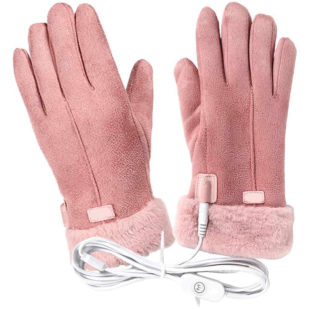 UPKOCH USB heated gloves front view for outdoor warmth