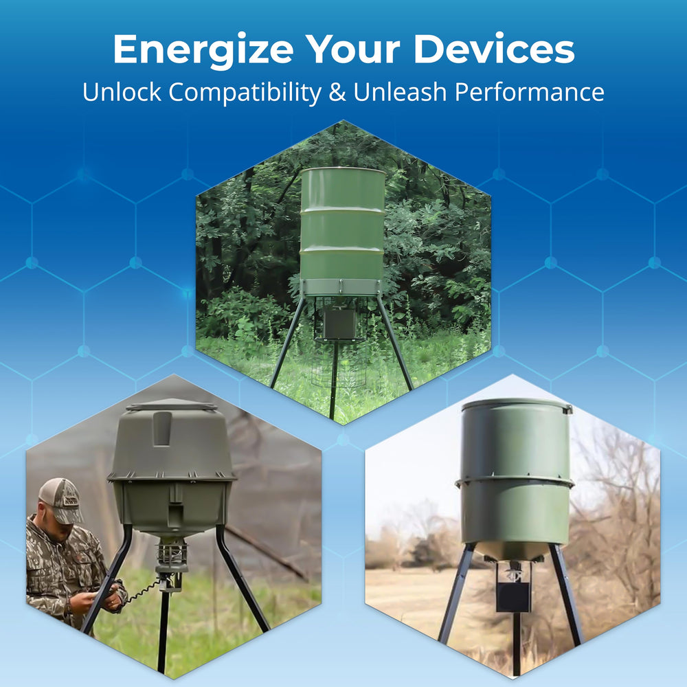 UB645 6V terminals with adapters included for universal installation
