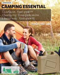 UPWOIGH BPA-free water container material for safe storage