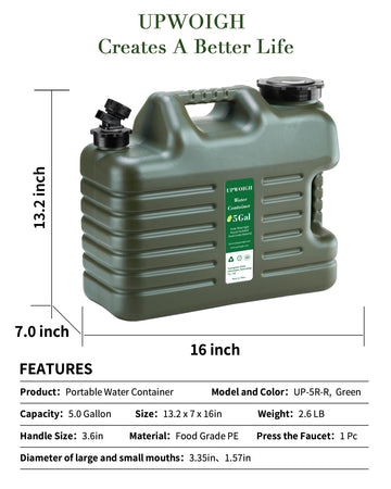 UPWOIGH leakage prevention feature close-up for spill-free storage