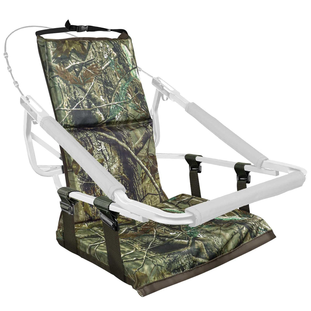 UQM tree stand seat replacement foldable design for easy transport during hunts.
